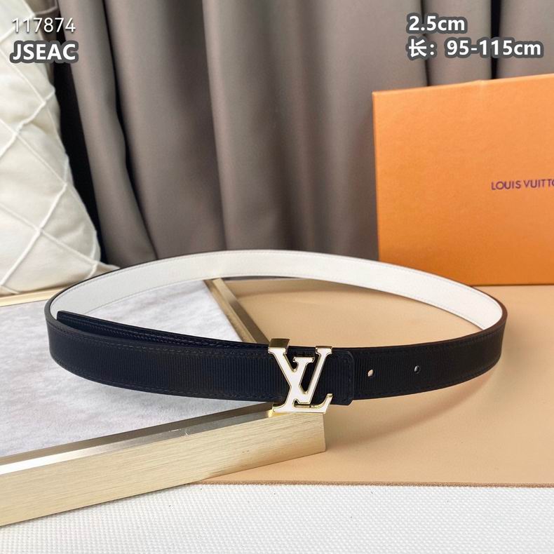 LV belt 25mmX95-115cm 8L01